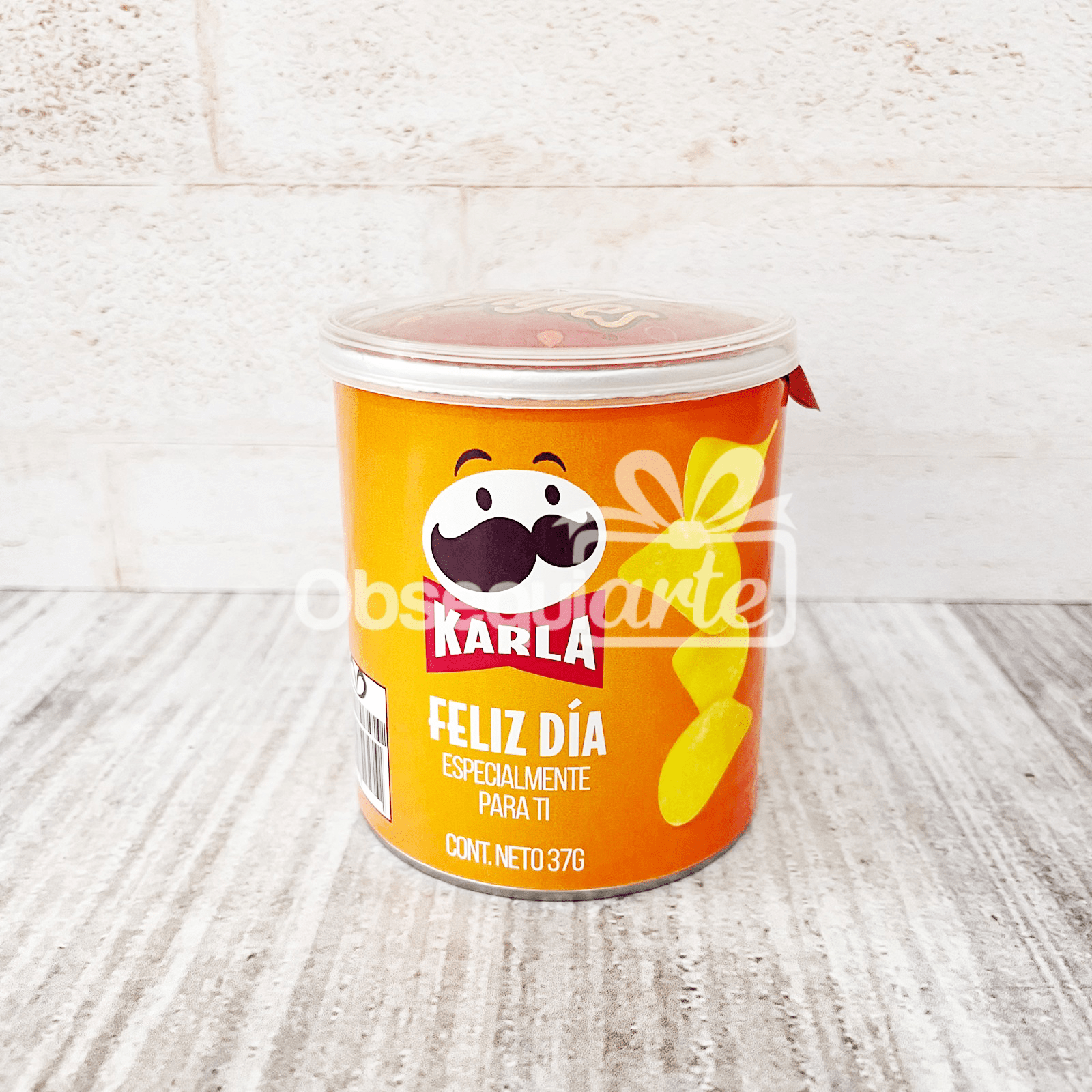 Papas Pringles Personalizada con Nombre (Pequeña)