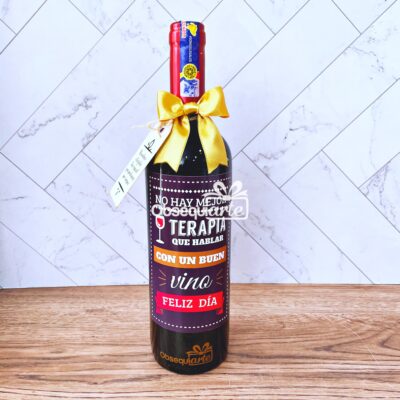 Regalo Botella de Vino Personalizada