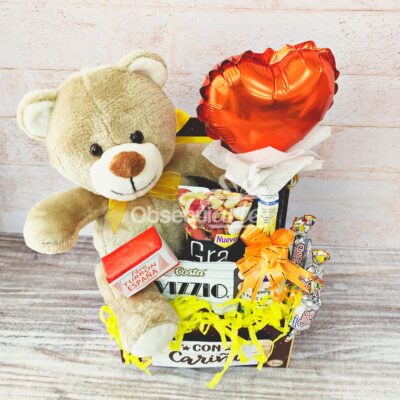 Regalo Osito y Vino Para Ti