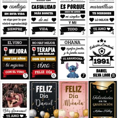 Regalo Botella de Vino Personalizada