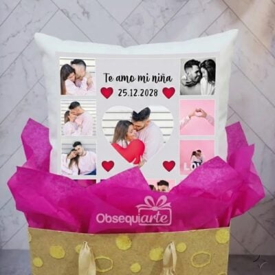 Regalo Almohada Momentos de Amor
