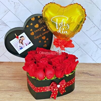 Regalo Corazón de Rosas