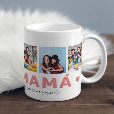 Regalo Taza Te Quiero Mamá con Fotos